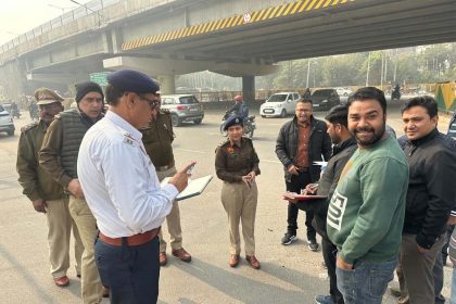 Traffic police along with NHAI and Smart City Control Room inspected the bypass road. Traffic signals and cameras will be installed after identifying the place.