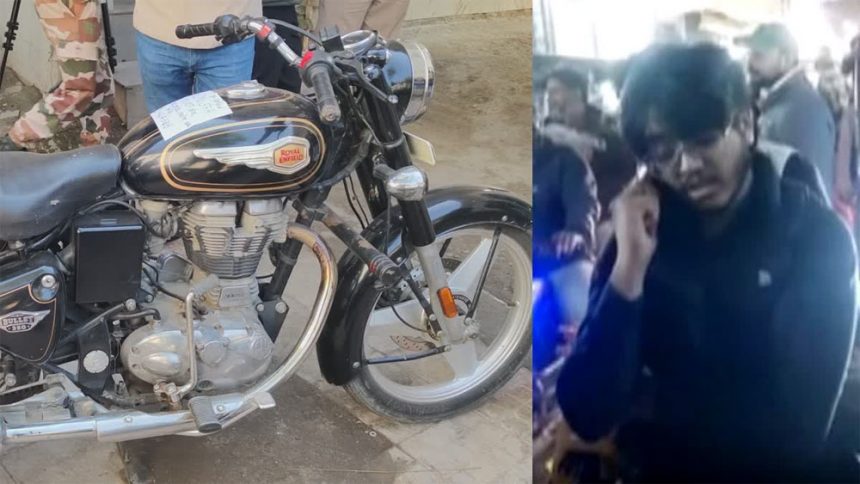 AAP MLA Amanatullah's son's bullet seized - 20 thousand challan