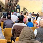 Under the Village Tour programme, Deputy Commissioner of Police NIT Kuldeep Singh visited village Ankheer.