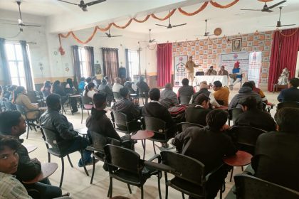 Police-public coordination meeting organized in Balaji Senior Secondary School