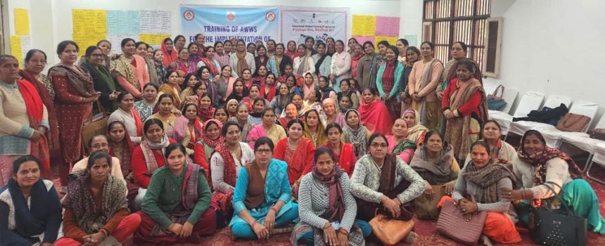 Training given under ‘Poshan Bhi Padhi Bhi’ campaign