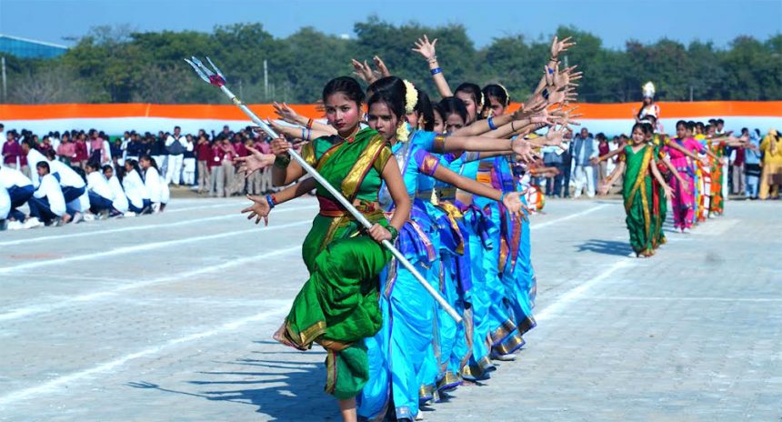 File rehearsal of 76th Republic Day celebration