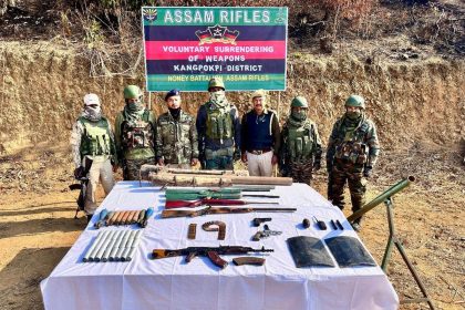People from 7 districts surrendered weapons in Manipur