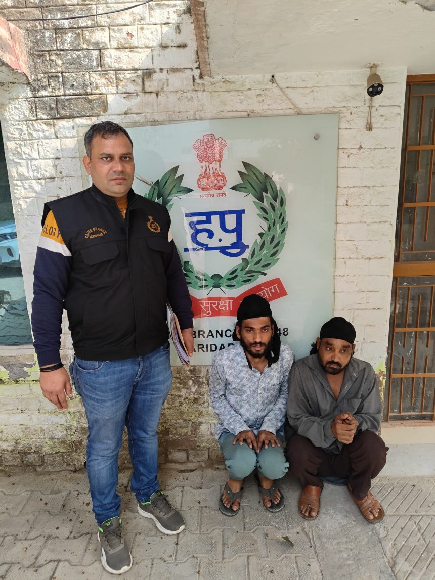 Crime Branch Sector-48 team arrested 2 accused in theft case, recovered Rs 35,000 cash.