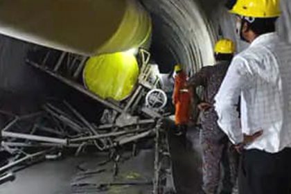 Telangana tunnel accident- rescue operation of 8 laborers continues