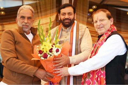 Chief Minister Nayab Singh Saini participated in the luncheon as host of the 38th Surajkund International Crafts Fair.