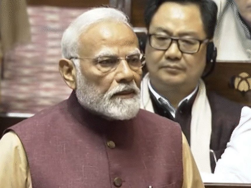 Modi's 92-minute speech in Rajya Sabha: Said- Our agenda is Nation First
