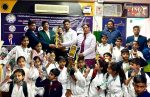 Senior Haryana BJP leader Thakur Umesh Bhati chief guest at Faridabad Open Dhammika Kai Karate Championship