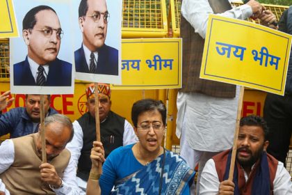 AAP MLAs stopped from going to Assembly: Atishi's protest
