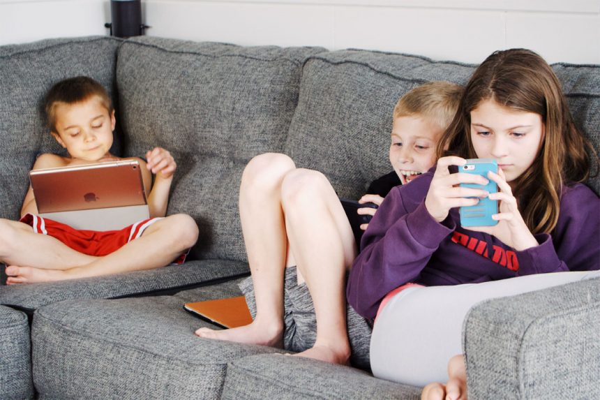 42% of children under 12 years of age have 4 hours of screen time