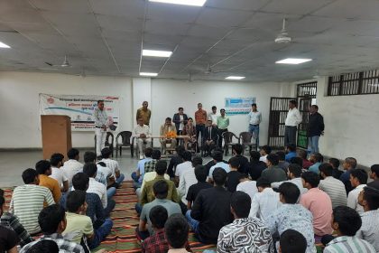 Deep Bhatia, member of Haryana State Human Rights Commission, inspected the juvenile correction home located in NIT