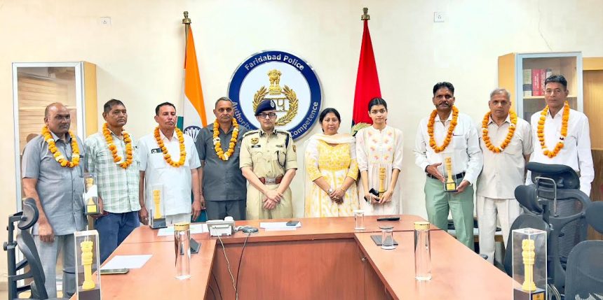 Eight members including three police inspectors retired