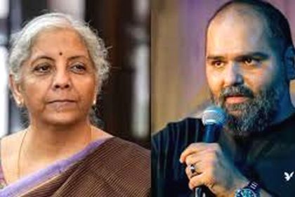 After Shinde, comedian Kunal's parody on Nirmala Sitharaman