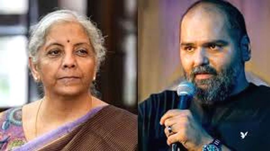 After Shinde, comedian Kunal's parody on Nirmala Sitharaman