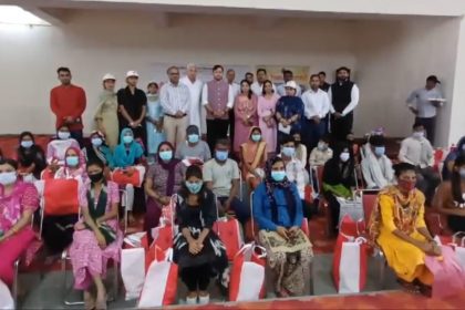 Aditya Gautam Memorial Trust and Red Cross Palwal distribute TB (Tuberculosis) kits to needy families