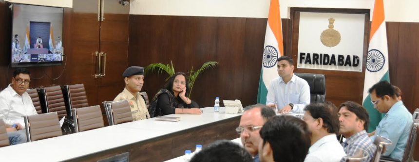 Chief Minister Naib Singh Saini joined the Samadhan Camp through video conferencing