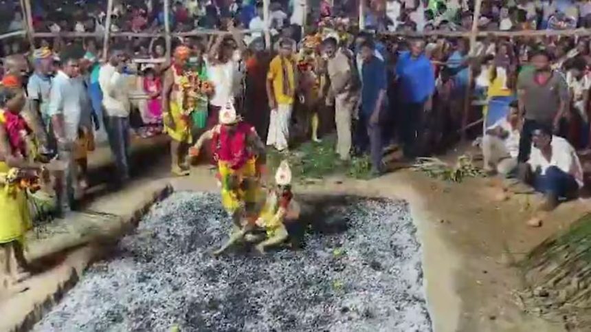 Man falls into embers during temple festival in Tamil Nadu, dies