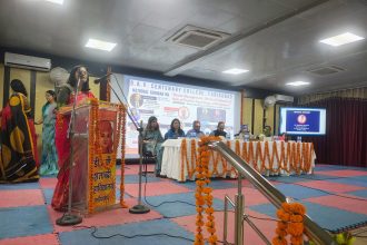 Multidisciplinary national seminar at Shatabdi College on stress resolution in daily life