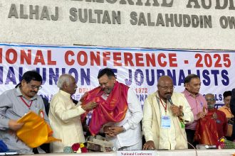 * Shivaji Sarkar became the National President of NUJ(I), Sanjay Rai became the National Vice President and Dharampal Dhankhar became the National Secretary