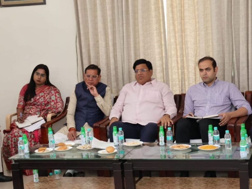 A joint meeting of Municipal Corporation and Electricity Department concluded under the chairmanship of Cabinet Minister Vipul Goyal