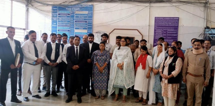 Tribute paid to innocent citizens killed in terrorist attack at District Court Complex, Faridabad