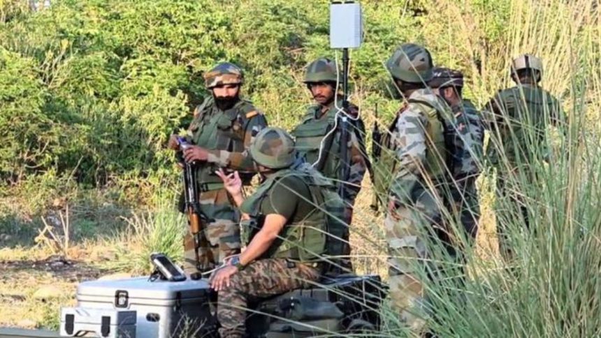 Pakistan vacated the posts on the international border