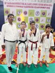 Gurukul Academy's performance was excellent in the district Taekwondo competition