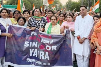 Women power paid tribute to brave soldiers through 'Sindoor Yatra'
