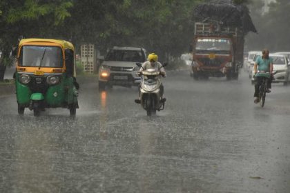 Sudden rain brought relief, strong winds uprooted trees and electric poles