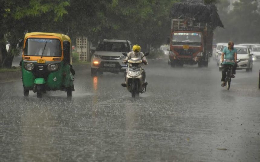 Sudden rain brought relief, strong winds uprooted trees and electric poles