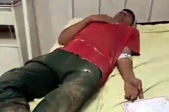 The roof of the house collapsed due to storm and rain, five members of the family were buried