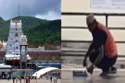 Video of offering namaz at Kalyan Mandapam of Tirupati temple