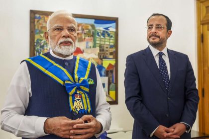 Cyprus confers highest honour on PM Modi