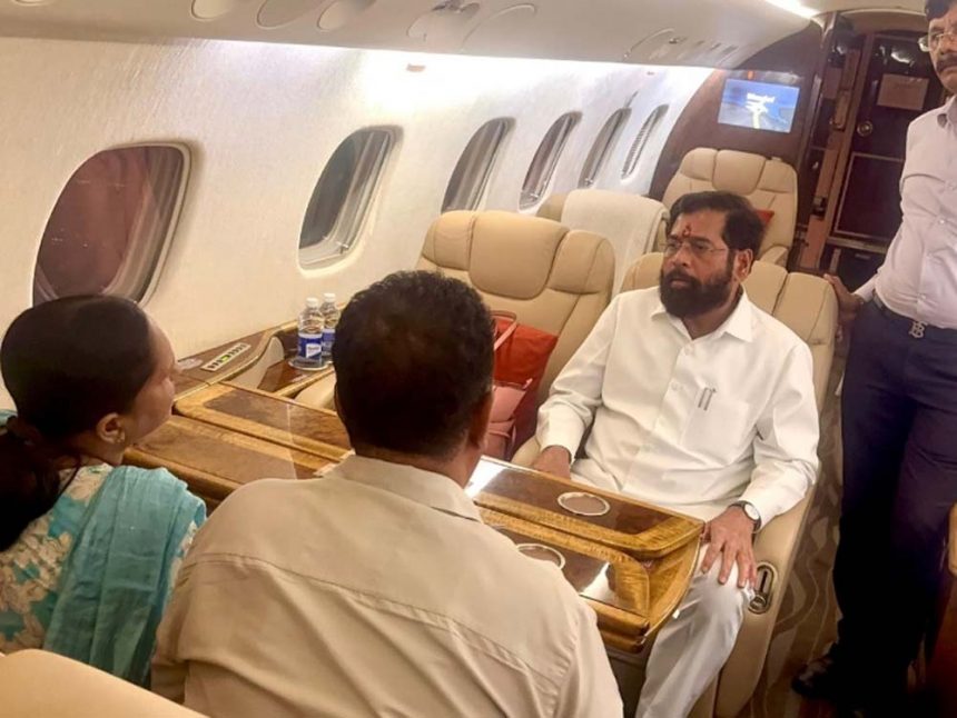 The pilot refused to fly Shinde's plane