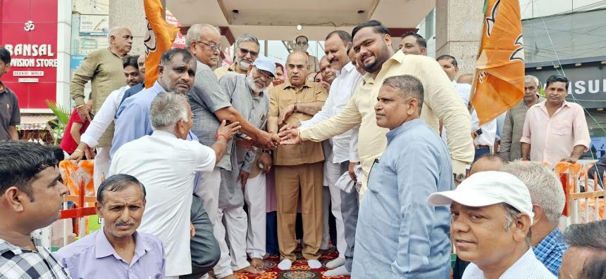 Ballabhgarh area is undergoing all-round development under the BJP government: Moolchand Sharma