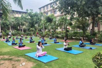 Weekly yoga camp started in Shatabdi Mahavidyalaya