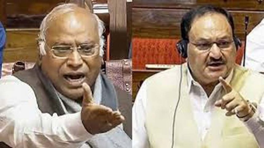 Kharge has lost his mental balance: Nadda in Rajya Sabha