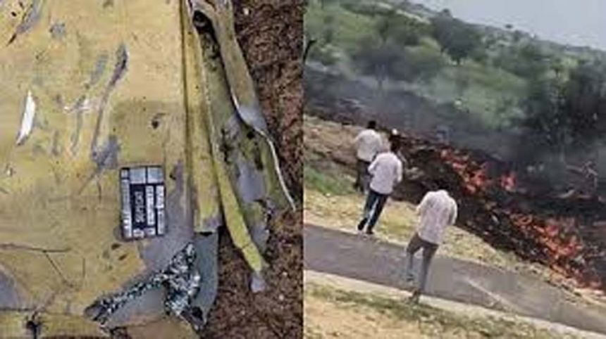 Indian Air Force's Jaguar fighter jet crashes in Churu, Rajasthan