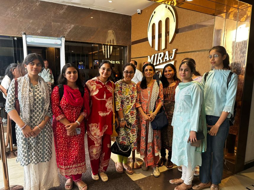 Thousands of ISKCON devotees reached the cinema hall to watch 'Mahavtar Narasimha'