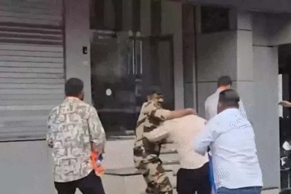 Language dispute- Businessman apologizes after stones were pelted at his office