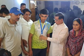 Minister Rajesh Nagar got the badminton player his rights