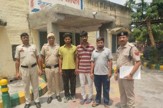 Three accused arrested in a case of assault, Police Station Sector-7 took action