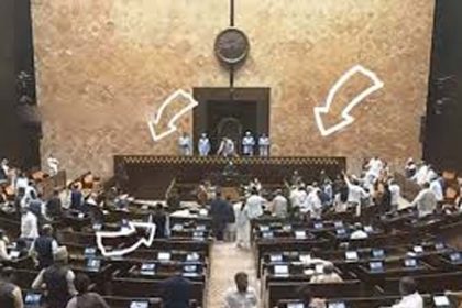 Allegation- Commandos were called in Rajya Sabha to stop the MPs