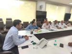 DC held a meeting with FMDA officials and Sarpanches on construction of water bodies for groundwater recharge