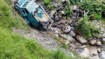 CRPF vehicle slipped and fell into a 200 feet deep ditch