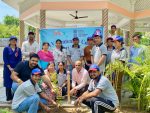 NSS organized a tree plantation program in DAV Shatabdi Mahavidyalaya