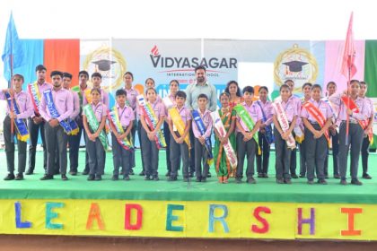Selection of Head Girl and Head Boy in Vidyasagar International School, Gharauda