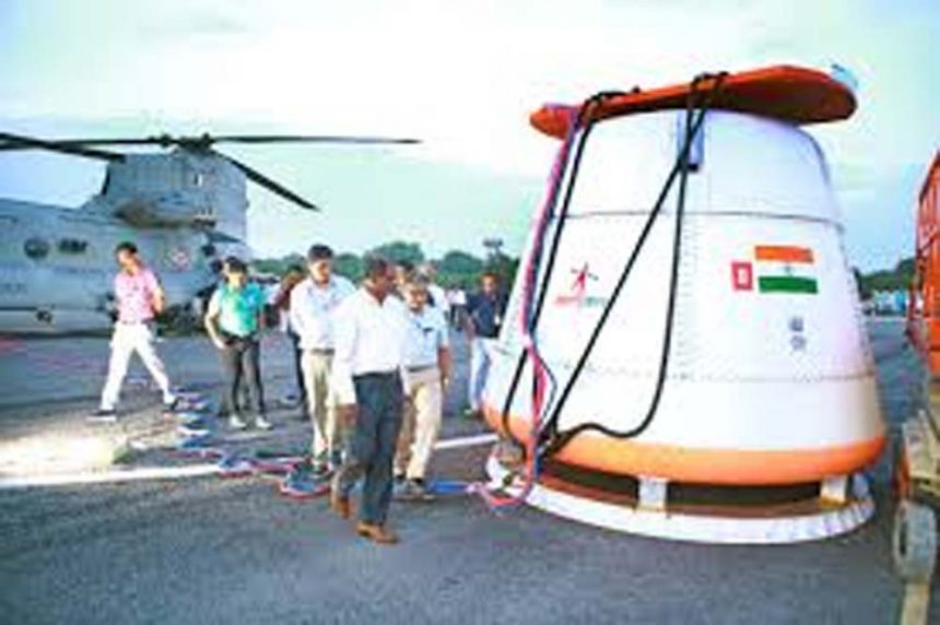 Preparation for Gaganyaan Mission- Air Drop Test of Crew Module