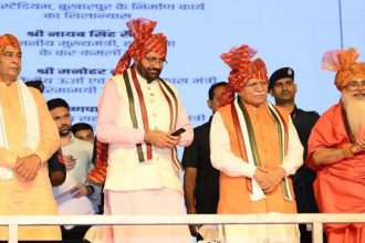 Chief Minister Naib Singh Saini gave the gift of development projects worth 564 crores