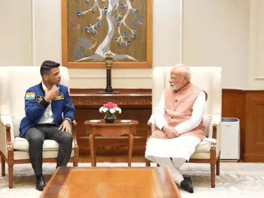 PM Modi interviewed Shubhanshu: Asked- what homework was given to you